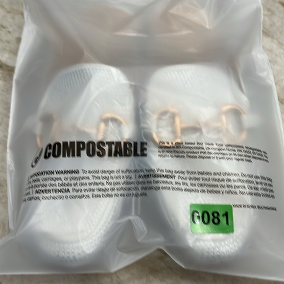 CCOCCI White Mila Bedazzled Mules Rhinestone Slip-Ons | Size‎ 7 - Picture 11 of 11